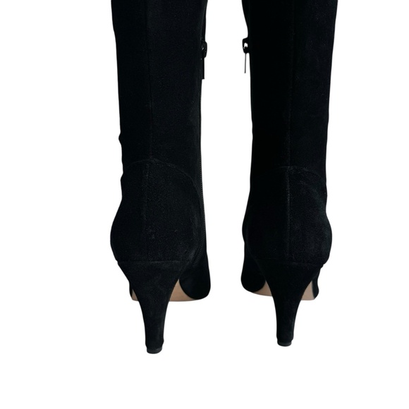 Kurt Geiger London Women's Over The Knee Suede Boots Heels Black Size 38.5 US 8 - Picture 5 of 12